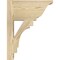 Ekena Millwork Merced Traditional Rough Sawn Outlooker, Douglas Fir, 8"W x 14"D x 18"H OUT08X14X18MRC01RDF - alternate 4